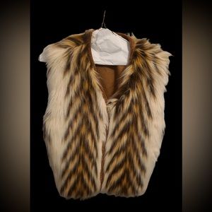 Faux Fur Vest L